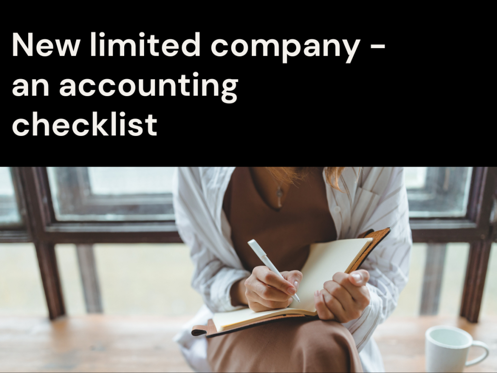 New limited company - an accounting checklist